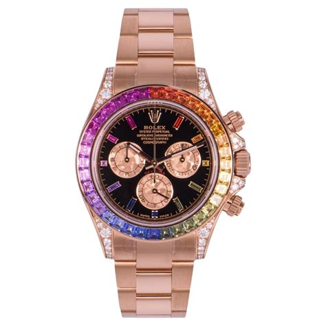 rolex rainbow' rose gold price|rolex rainbow 116595rbow price.